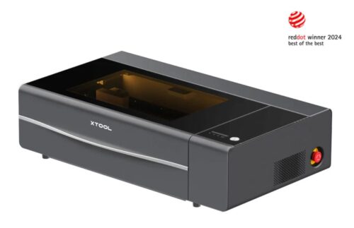 xTool P2S namizni CO2 laser sivi - lasersko graviranje 55W