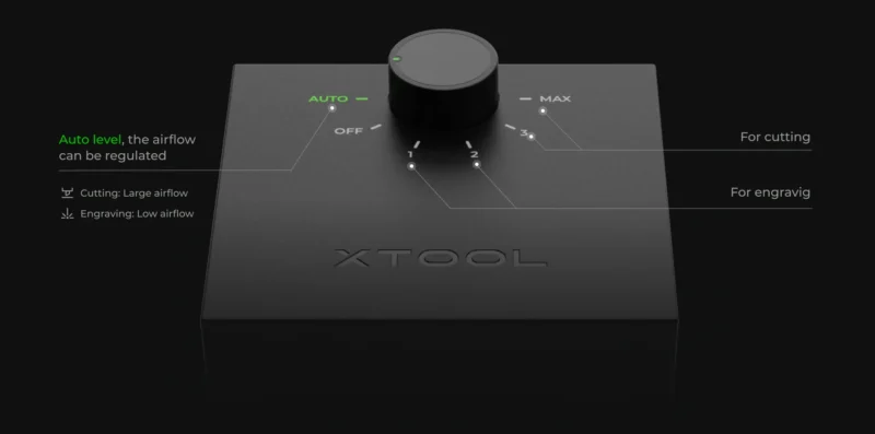 xTool Air Assist samodejni nadzor - laser graviranje