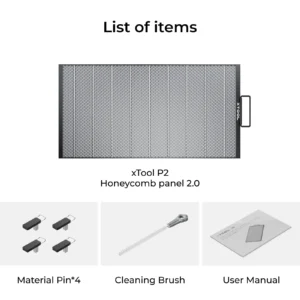 xTool P2 Honeycomb Panel lista - xtool gravura