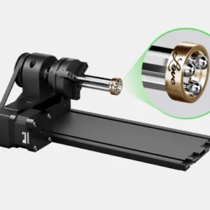 xTool RA2 Pro prstanasta čeljust - laser graviranje