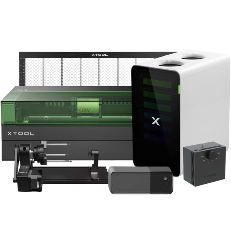 xTool S1 40W Bundle - laserski graverji komplet