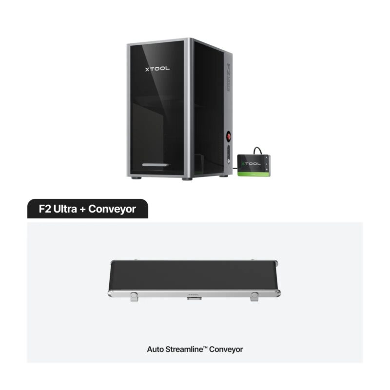 xTool F2 Ultra konfiguracija xTool F2 Ultra 60W MOPA konfiguracija s transporterjem