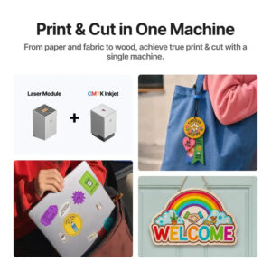 xTool M2 print and cut in one machine with laser module and CMYK inkjet xTool M2 print and cut in one machine with laser module and CMYK inkjet