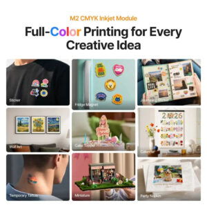 xTool M2 CMYK inkjet full-colour printing: stickers, magnets, wall art, calendars and more xTool M2 CMYK inkjet full-colour printing: stickers, magnets, wall art, calendars and more