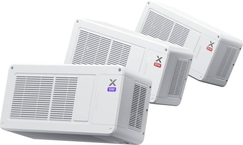 Do pet laserskih virov v eni napravi: CO₂, diodni galvo, UV, MOPA in fiber.